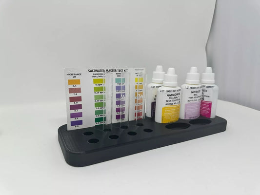 API Test Kit Holder (holds 7 reagents, 8 test tubes, & API chart)