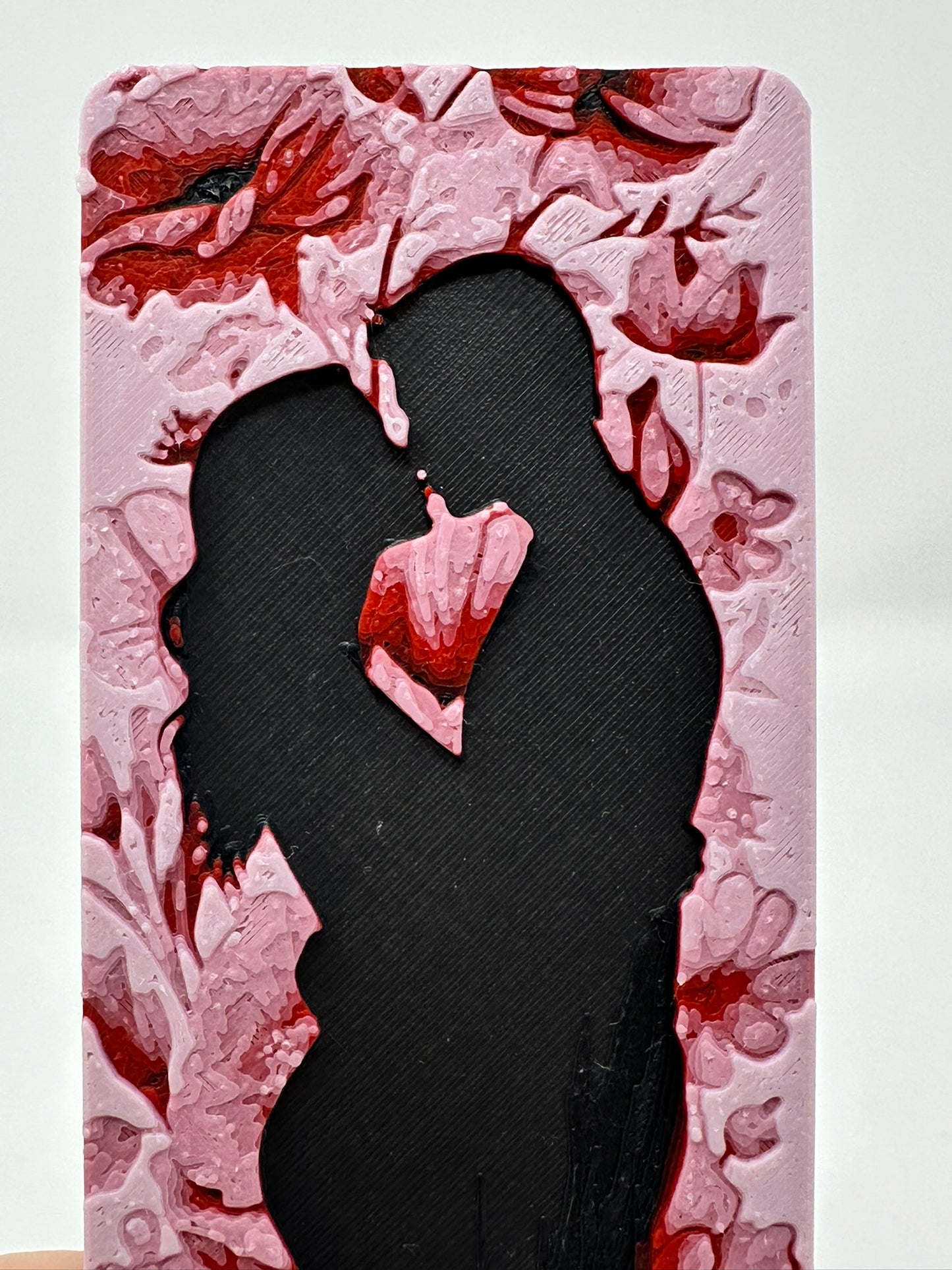 3D Printed Romance Themed Bookmark