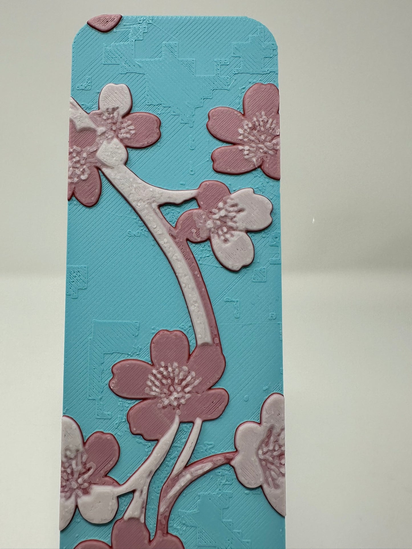 3D Printed Cherry Blossom Bookmark