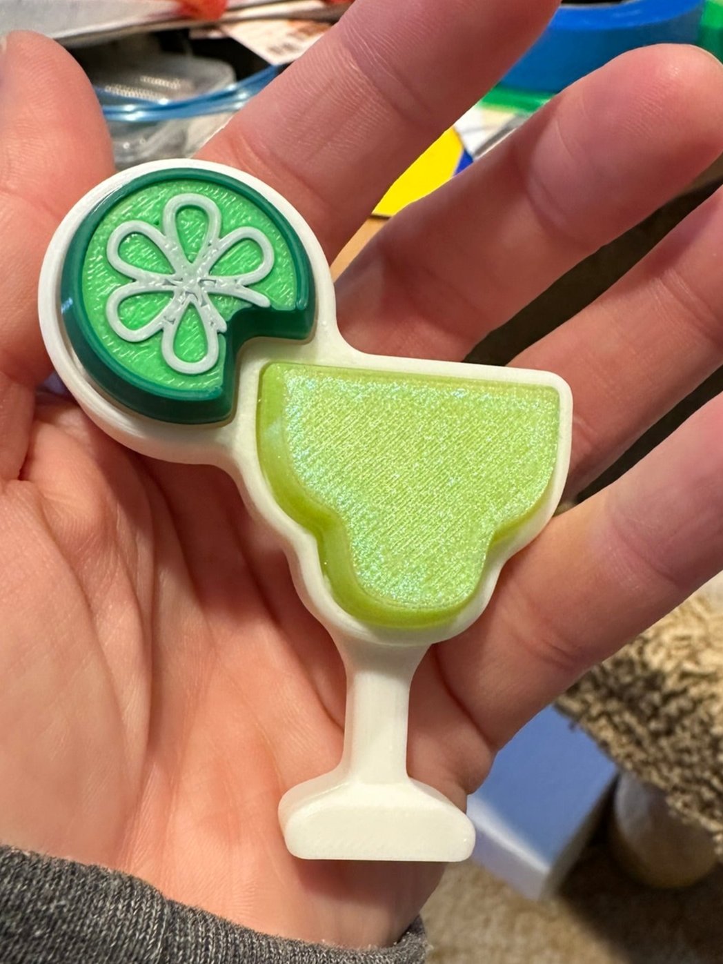 Margarita Clicker Keychain